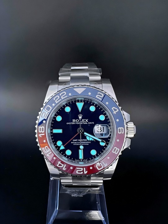 CLEANクリーン工場ROLEXロレックスGMTマスタ ー 1140mm 126719BLROプラチナ ブルー文字盤 赤青ペプシベゼル 1:1精度