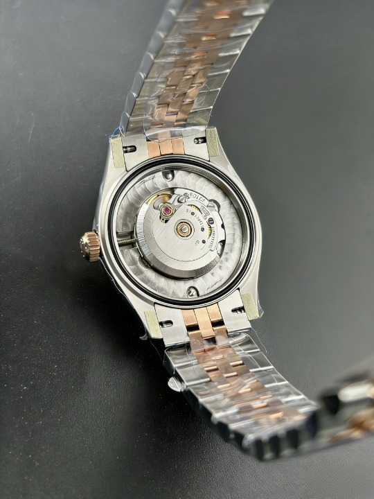 CLEANクリーン工場 ROLEXロレックスレディデ イトジャスト コンビローズゴールド278271 31m mローマン目盛り パープル文字盤 フルーテッドベ ゼル ジュビリープレスレット  1:1精度