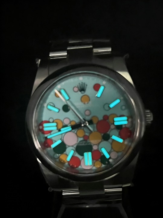 CLEANクリーン工場  ROLEXロレックス オイス ターパーペチュアル124300 セレブレーシ 41mm ョンモチーフ文字盤 オイスタースチール 1:1精度度