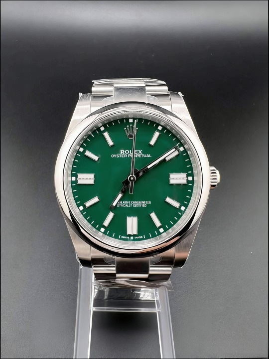 CLEANクリーン工場 ROLEXロレックス オイス ターパーペチュアル134300 41mm  グリーン オ イスタースチール 1:1精度