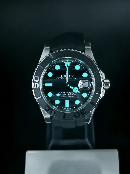 CLEANクリーン工場ROLEXロレックス ヨットマス ター42 226659 プラチナ ファルコンズアイ文字 盤 ラバープレスレット 1:1精度