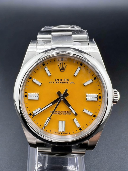 CLEANクリーン工場  ROLEXロレックス オイス ターパーペチュアル134300 41mm イエロー  オ イスタースチール 1:1精度