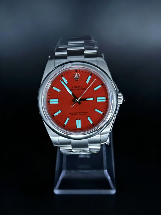 CLEANクリーン工場 ROLEXロレックス オイス ターパーペチュアル124300 41mm レッド オイ スタースチール 1:1精度
