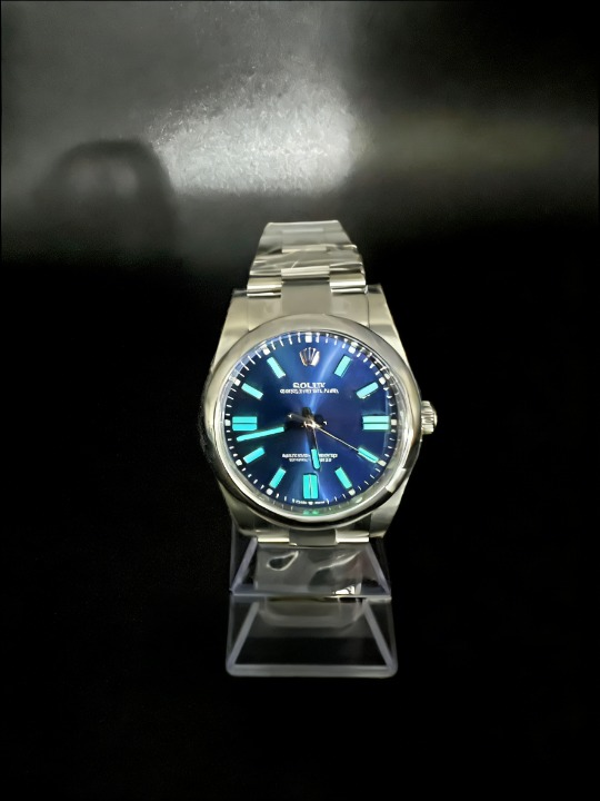 CLEANクリーン工場 ROLEXロレックス オイス ターパーペチュアル124300 41mm  ブルー オイ スタースチール 1:1精度