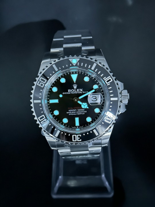 CLEANクリーン工場 ROLEXロレックスシードゥ エラー126600"赤シード" 43mm ブラック文字盤 1:1級