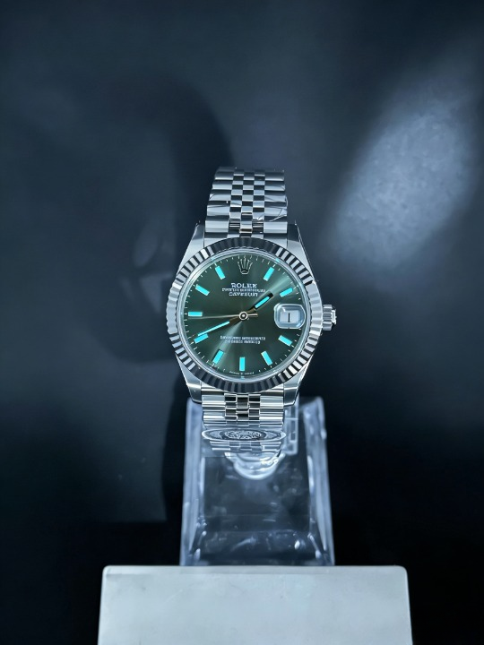 CLEANクリーン工場 ROLEXロレックスレディ デ イトジャスト278274   31mmグリーン文字盤 フル ーテッドベゼル ジュビリープレスレット 1:1精度