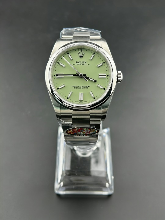 CLEANクリーン工場 ROLEXロレックス オイス ターパーペチュアル126000 36mm  ピスタチオ++ 字盤 オイスタースチール 1:1精度