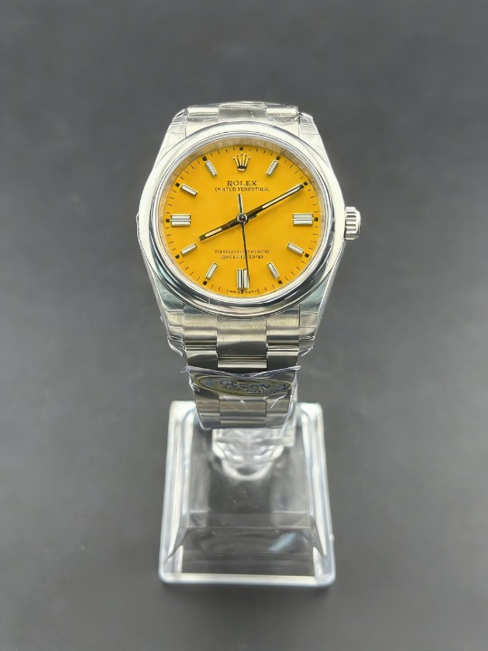 CLEANクリーン工場 ROLEXロレックス オイス ターパーペチュアル126000 36mm イエロー文字 盤 オイスタースチール 1:1精度