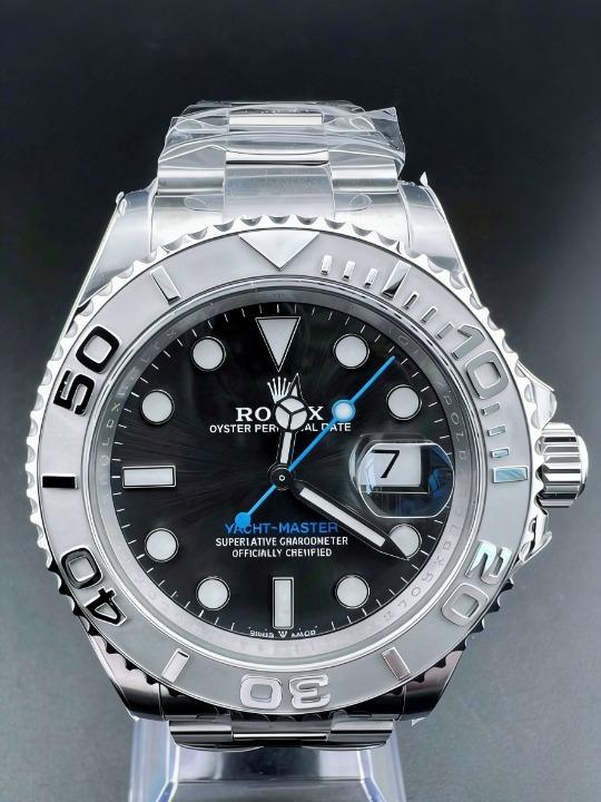 CLEANクリーン工場ROLEXロレックス ヨットマス ター40 126622 グレー文字盤 プラチナベゼル 1:1精度