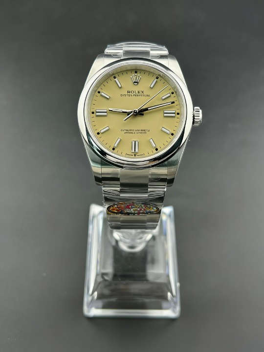 CLEANクリーン工場  ROLEXロレックス オイス ベージュ文字 ターパーペチュアル126000 36mm 盤 オイスタースチール 1:1精度