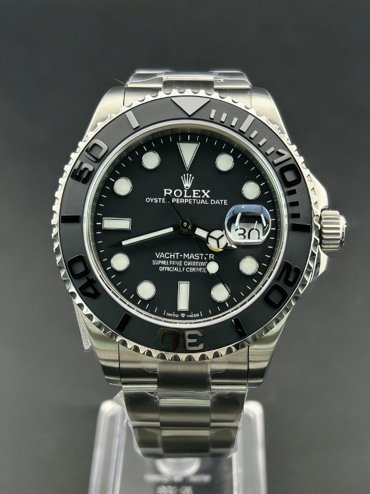 CLEANクリーン工場ROLEXロレックス ヨットマス ター42 226627 RLXチタン プラック文字盤 チ タンプレスレット 1:1精度