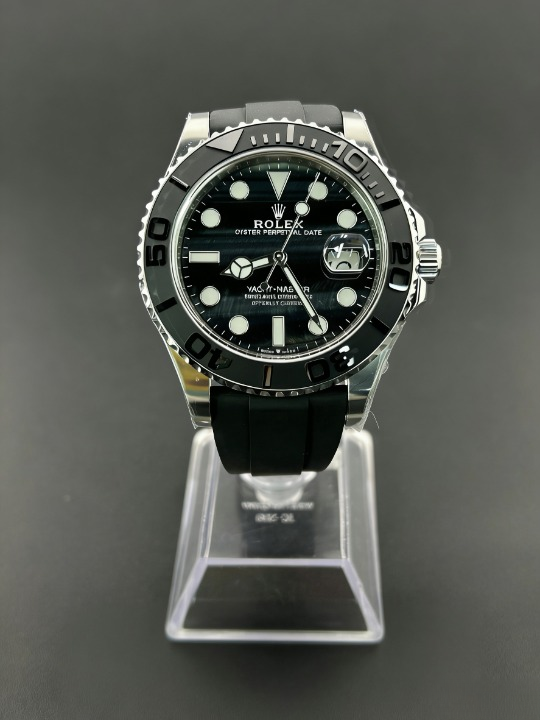 CLEANクリーン工場ROLEXロレックス ヨットマス ター42 226659 プラチナ ファルコンズアイ文字 盤 ラバープレスレット 1:1精度