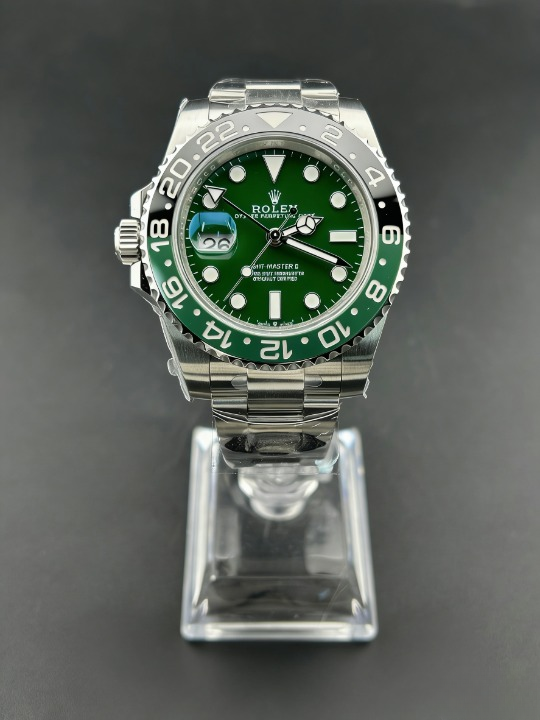 CLEANクリーン工場 ROLEXロレックスGMTマス ター II  40mm 126729VTNR 左利き(スプライト) グリーン/ブラックベゼル グリーンセラミック文字 1:1精度