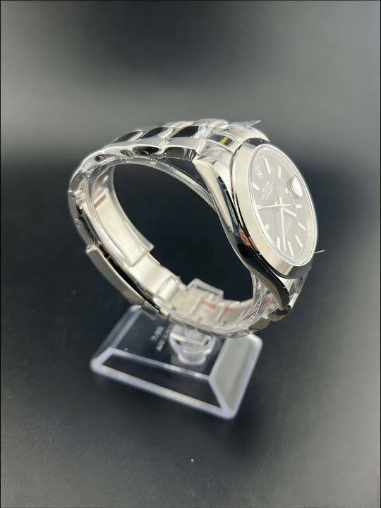 CLEANクリーン工場 ROLEXロレックスデイトジ  ブラック文字盤 ドーム型 ャスト126300 41mm ベゼル オイスタープレスレット 1:1精度