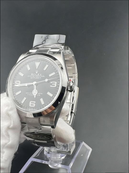 CLEANクリーン工場 、ROLEXロレックス  エクス プローラー1 124270 36mm ブラック オイスタ ースチール 1:1精度