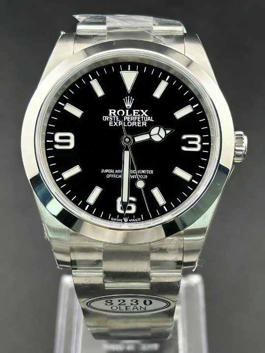 CLEANクリーン工場 ROLEXロレックス エクス プローラー1 224270 40mm ブラック オイスター スチール 1:1精度