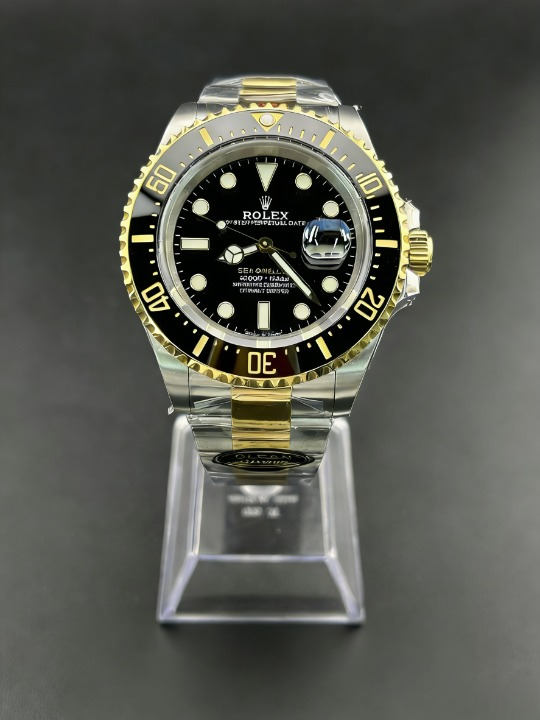 CLEANクリーン工場 ROLEXロレックスシードゥ エラー43mmコンビゴールド126603 ブラック 1:1 級