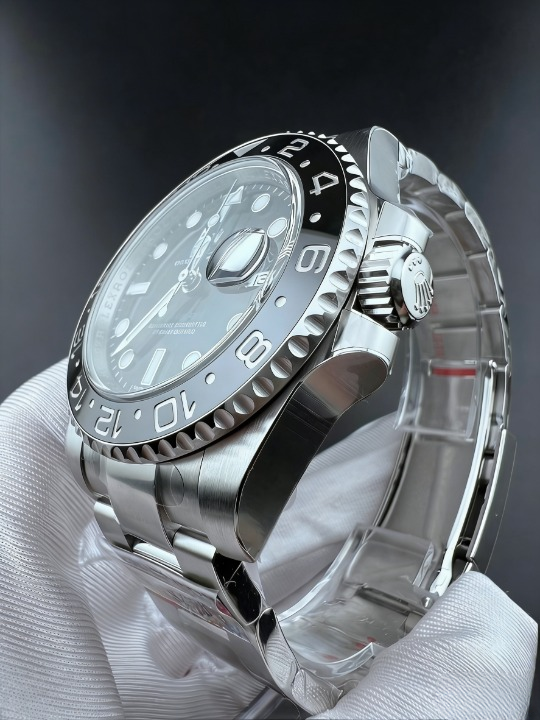 CLEANクリーン工場 ROLEXロレックスGMTマス ター ll 116710LN 40mm黒ベゼル プラック文字 盤グリーン針 1:1精度