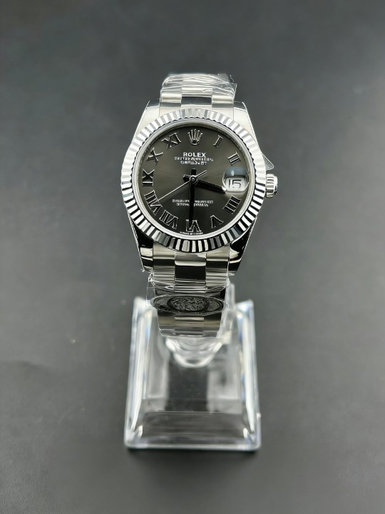 CLEANクリーン工場 ROLEXロレックス レディ デ 31mmグレーローマ文字盤 イトジャスト278274 フルーテッドベゼル   ジュビリープレスレット 1:1 精度