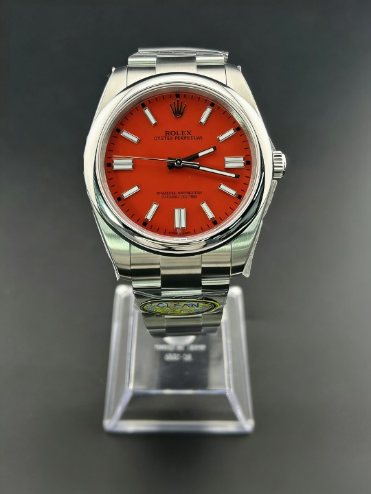 CLEANクリーン工場 ROLEXロレックス オイス ターパーペチュアル124300 41mm レッド オイ スタースチール 1:1精度