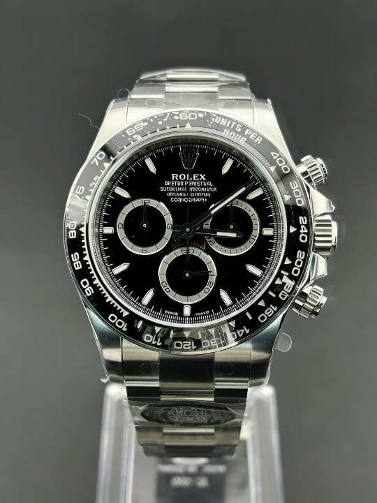 CLEANクリーン工場ROLEXロレックス デイトナ 126500LNブラック文字盤 cal.4131 1:1精度