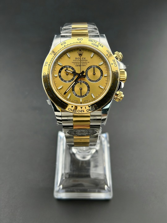 CLEANクリーン工場ROLEXロレックス デイトナ 126503 コンビイエローゴールド シャンパン文字盤 cal.4131 1:1精度