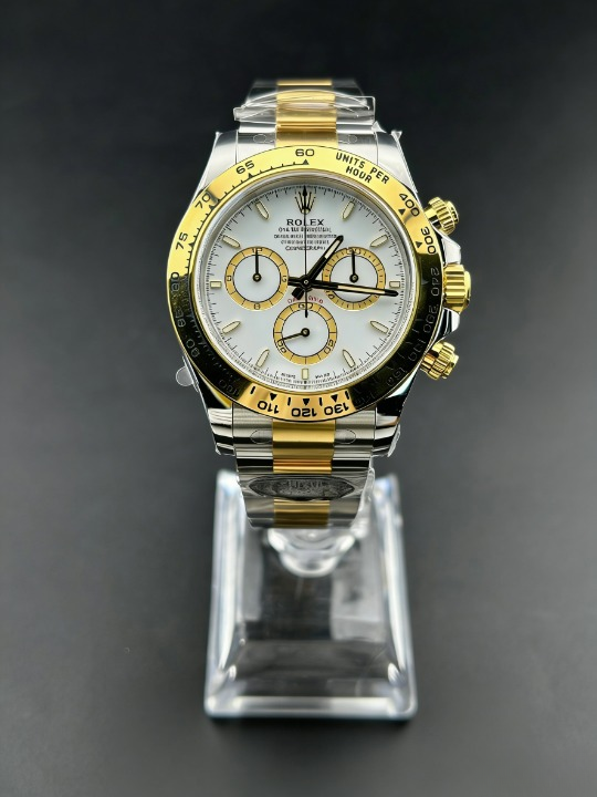 CLEANクリーン工場ROLEXロレックスデイトナ 126503 コンビイエローゴールド ホワイト文字盤 cal.4131 1:1精度