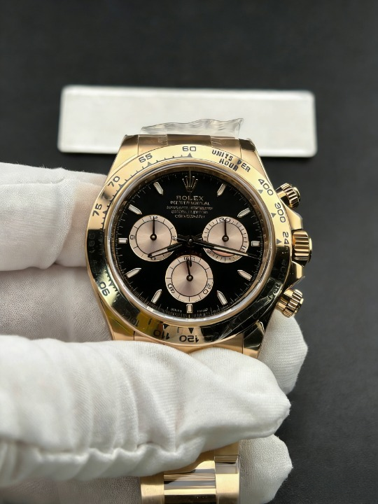 CLEANクリーン工場ROLEXロレックス デイトナ 126505 ローズゴールド ブラックパンダ文字盤 cal.4131 1:1精度