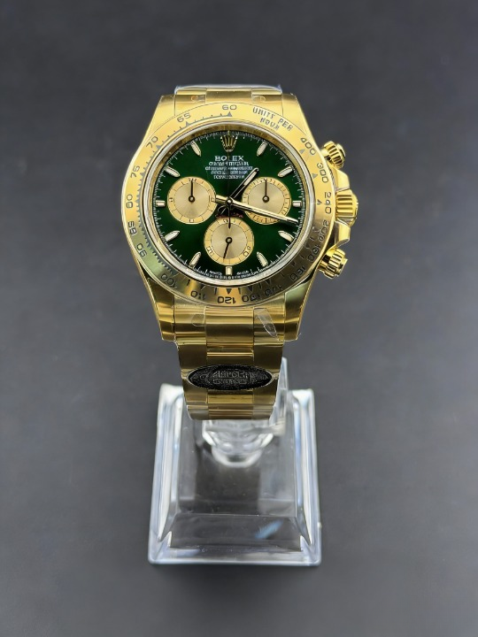 CLEANクリーン工場ROLEXロレックス デイトナ 126508 イエローゴールド グリーン文字盤 cal.4131 1:1精度