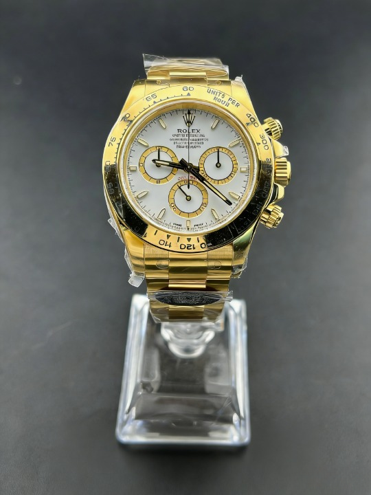 CLEANクリーン工場ROLEXロレックスデイトナ 126508 イエローゴールド ホワイト文字盤 cal.4131 1:1精度