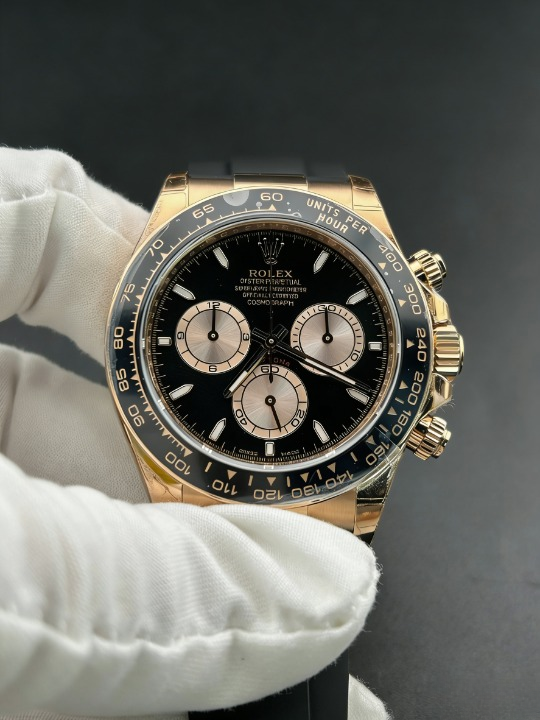 CLEANクリーン工場ROLEXロレックス デイトナ 126515LN ローズゴールド ブラック文字盤 cal.4131 1:1精度