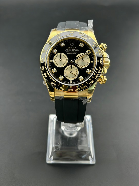 CLEANクリーン工場ROLEXロレックス デイトナ 126518LN イエローゴールド ブラックダイヤモンド 文字盤 cal.41311精度