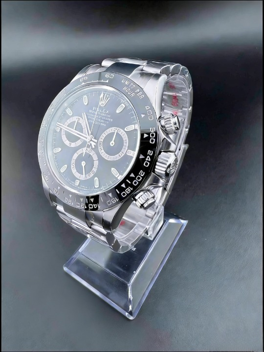 CLEANクリーン工場ROLEXロレックスデイトナ 116500LN プラック文字盤 cal.4130 1:1精度