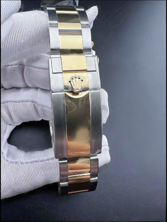 CLEANクリーン工場ROLEXロレックス デイトナ 116503 コンビイエローゴールド ブラック文字盤 cal.4130 1:1精度