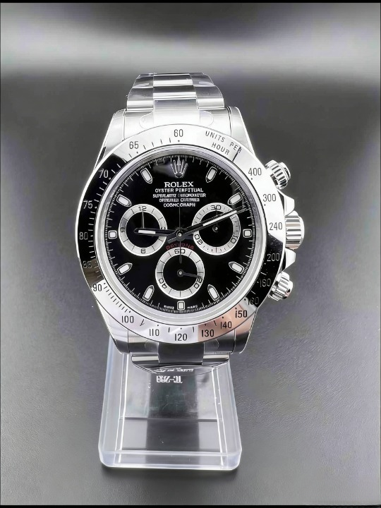 CLEANクリーン工場ROLEXロレックス デイトナ 116520ブラック文字盤 cal.4130 1:1精度