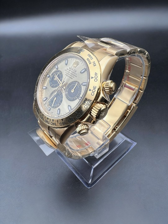 CLEANクリーン工場ROLEXロレックスデイトナ  イエローゴールド  シャンパン  パンダ文 116508 字盤 cal.41301:1精度