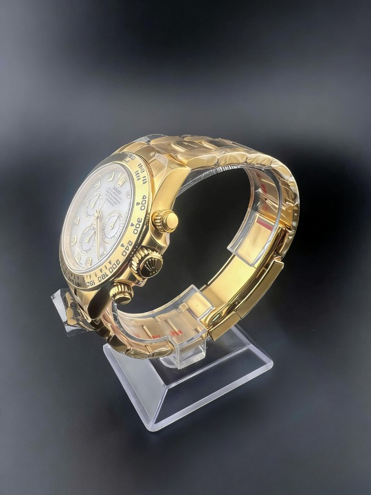 CLEANクリーン工場ROLEXロレックスデイトナ 116528 イエローゴールド 天然マザーオプパール 文字盤 ダイヤモンド目盛り cal.41301:1精度