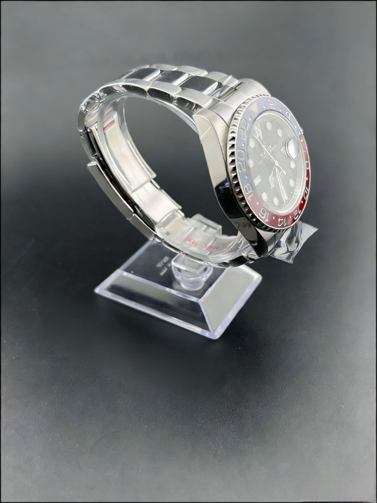 CLEANクリーン工場ROLEXロレックスGMTマスタ ー 1140mm 126710BLRO 赤青ペプシベゼル ブラッ ク文字盤 オイスターバンド 1:1精度