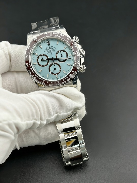 CLEANクリーン工場ROLEXロレックスデイトナ 126506 アイスブルー文字盤 スケルトン cal.4131 ムーブメント 1:1精度