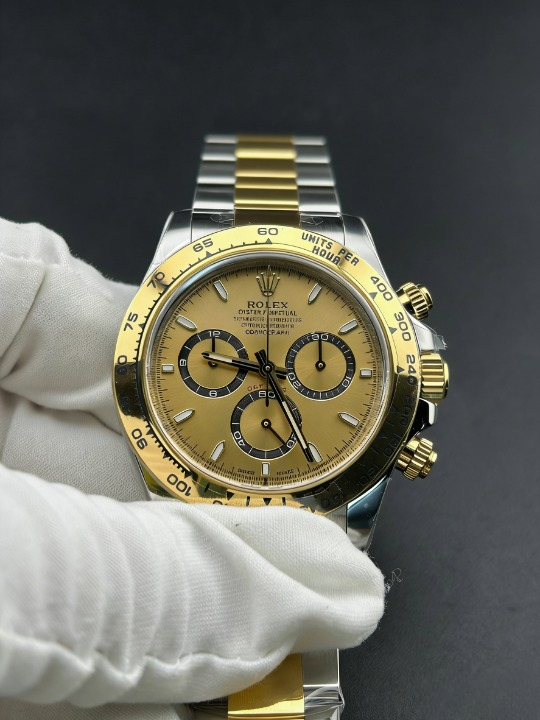 CLEANクリーン工場ROLEXロレックス デイトナ 126503 コンビイエローゴールド シャンパン文字盤 cal.4131 1:1精度