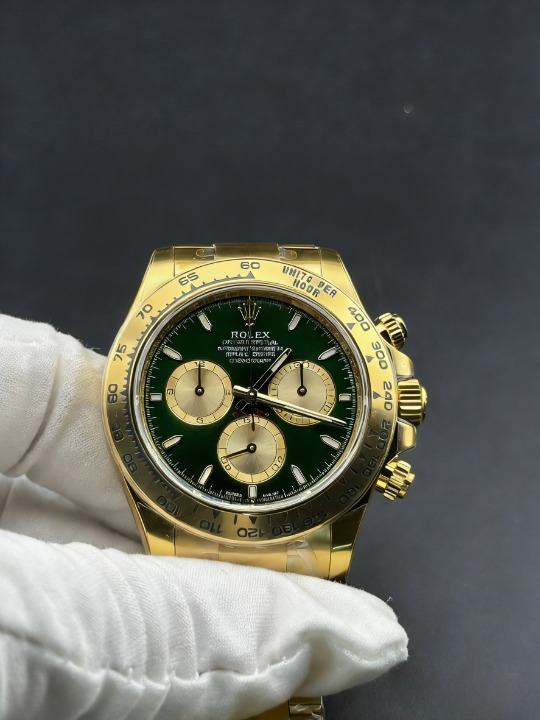 CLEANクリーン工場ROLEXロレックス デイトナ 126508 イエローゴールド グリーン文字盤 cal.4131 1:1精度