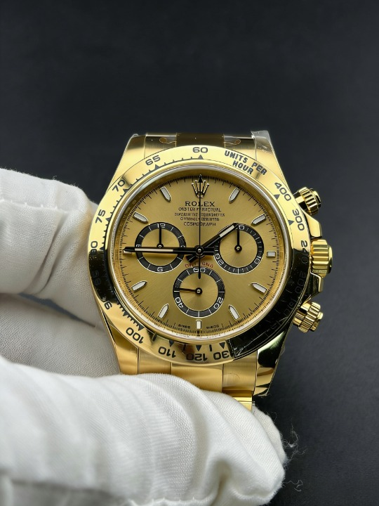 CLEANクリーン工場ROLEXロレックス デイトナ 126508 イエローゴールド  シャンパン文字盤 cal.4131 1:1精度