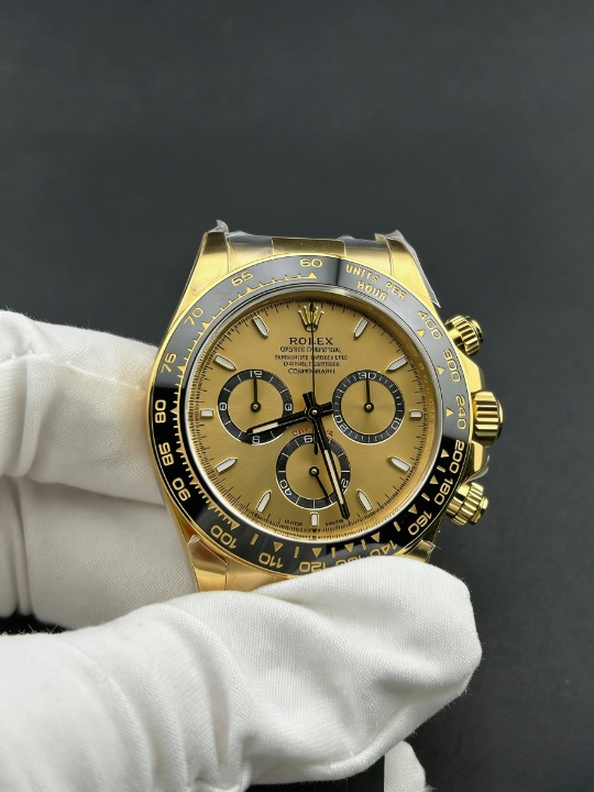 CLEANクリーン工場ROLEXロレックス デイトナ 126518LN イエローゴールド シャンパン文字盤 cal.4131 1:1精度