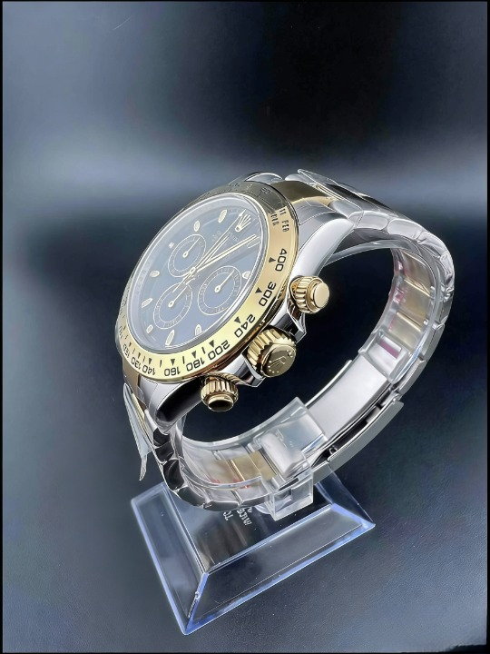 CLEANクリーン工場ROLEXロレックス デイトナ 116503 コンビイエローゴールド ブラック文字盤 cal.4130 1:1精度