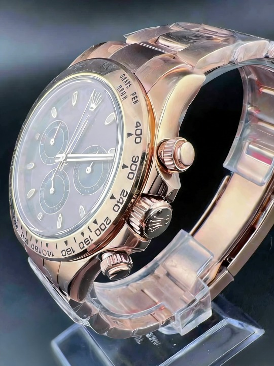 CLEANクリーン工場ROLEXロレックス デイトナ 116505 ローズゴールド チョコレート文字盤 cal.4130 1:1精度