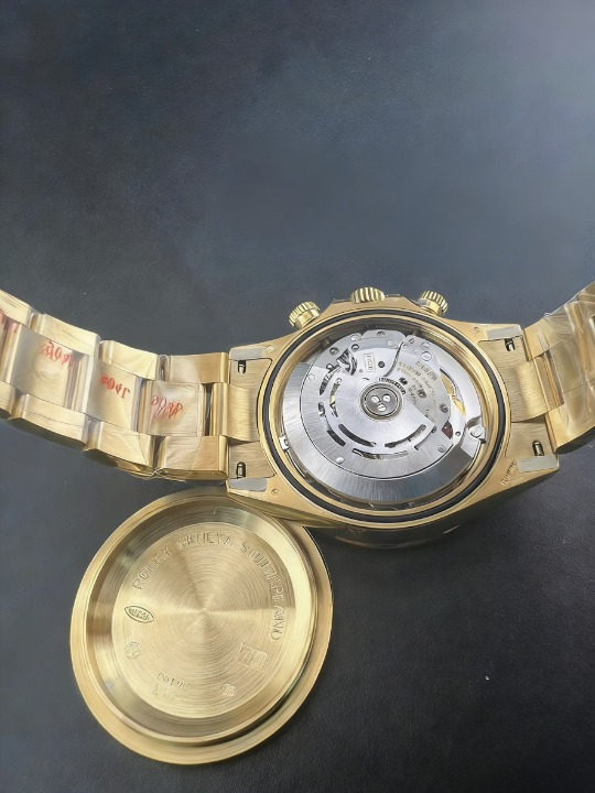 CLEANクリーン工場ROLEXロレックス デイトナ 116508 イエローゴールド ブラック文字盤 cal.4130 1:1精度