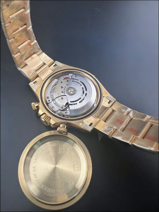 CLEANクリーン工場ROLEXロレックス デイトナ 116508 イエローゴールド ブラック文字盤 赤針 cal.4130 1:1精度