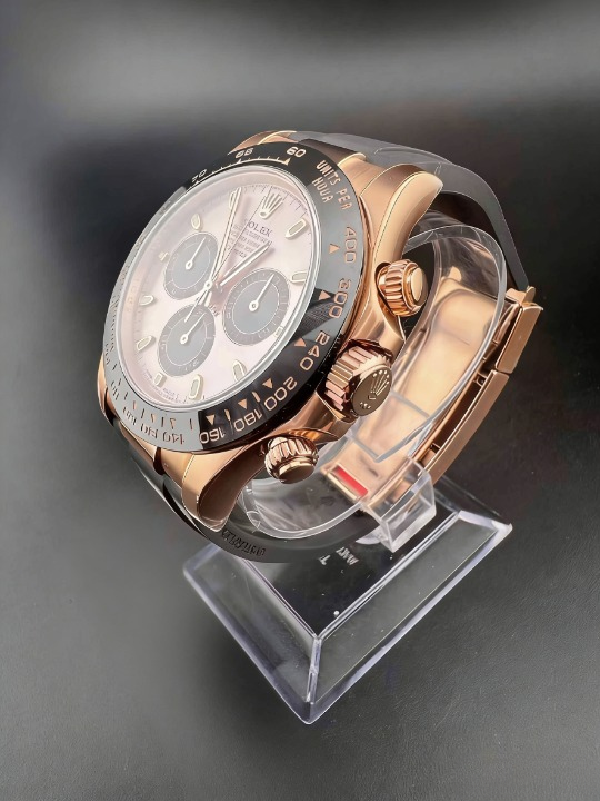 CLEANクリーン工場ROLEXロレックス デイトナ 116515LN ピンクゴールド ピンクゴールド/プラッ ク文字盤 cal.4130 1:1精度