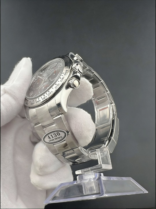 CLEANクリーン工場ROLEXロレックス デイトナ 116509赤針グレー文字盤 ホワイトゴールドcal.4130 1:1精度