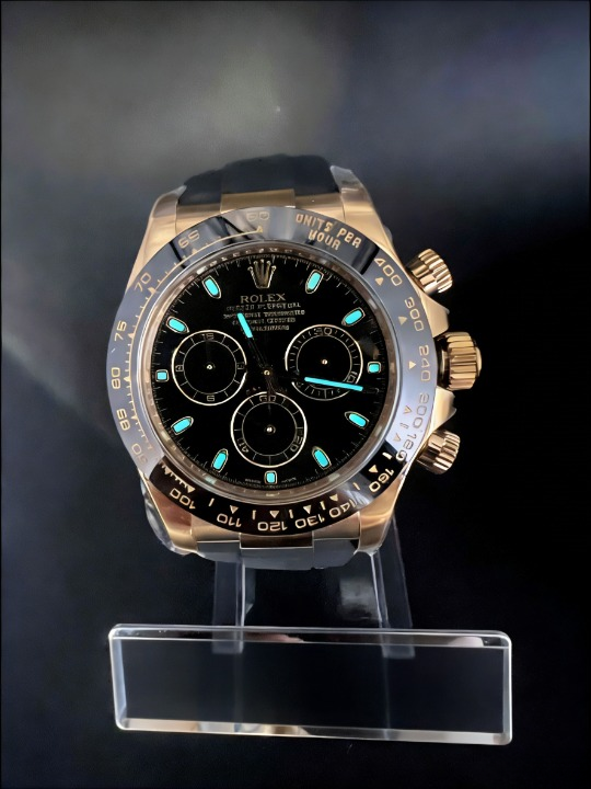 CLEANクリーン工場ROLEXロレックス デイトナ 116518LN ゴールド ブラック文字盤 cal.4130 1:1精 度